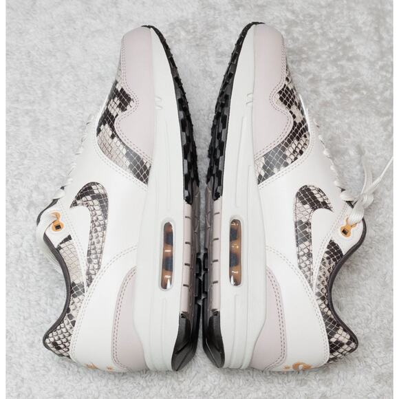 Nike Air Max 1 Snakeskin Light Orewood Brown Sneakers Womens Size 10 HF5338-100 - Picture 3 of 16